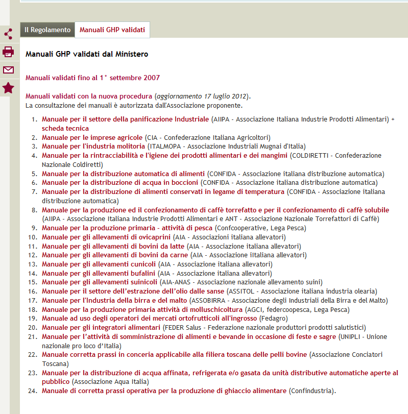 id=1 187&area=sicurezzaAlimentare&menu=igiene Obbligo di detenere una PROCEDURA PER LA RINTRACCIABILITA (articolo 18 del regolamento (CE) n.