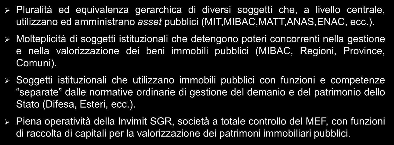 1.2 CONTESTO ESTERNO Scenario del mercato immobiliare CONVENZIONE 2015-2017 MEF/DEMANIO La ripresa del settore immobiliare si sta rivelando lenta e problematica, priva comunque di segnali che possano