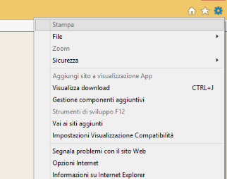 ISTRUZIONI PER LA CONFIGURAZIONE DEL SERVIZIO PROXY NEL BROWSER INTERNET EXPLORER Per configurare il servizio proxy neli browser Internet Explorer occorre compiere i