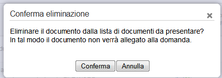 alla fase successiva di creazione del documento completo altrimenti non si passa Una volta cliccato