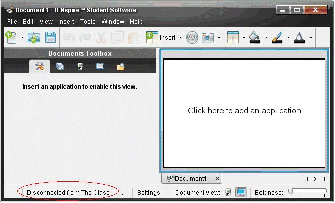 Tutti gli studenti sono scollegati dalla classe Problema: Tutti gli studenti visualizzano il messaggio Disconnesso da <The Class> nella barra di stato anche se la classe è ancora in esecuzione.