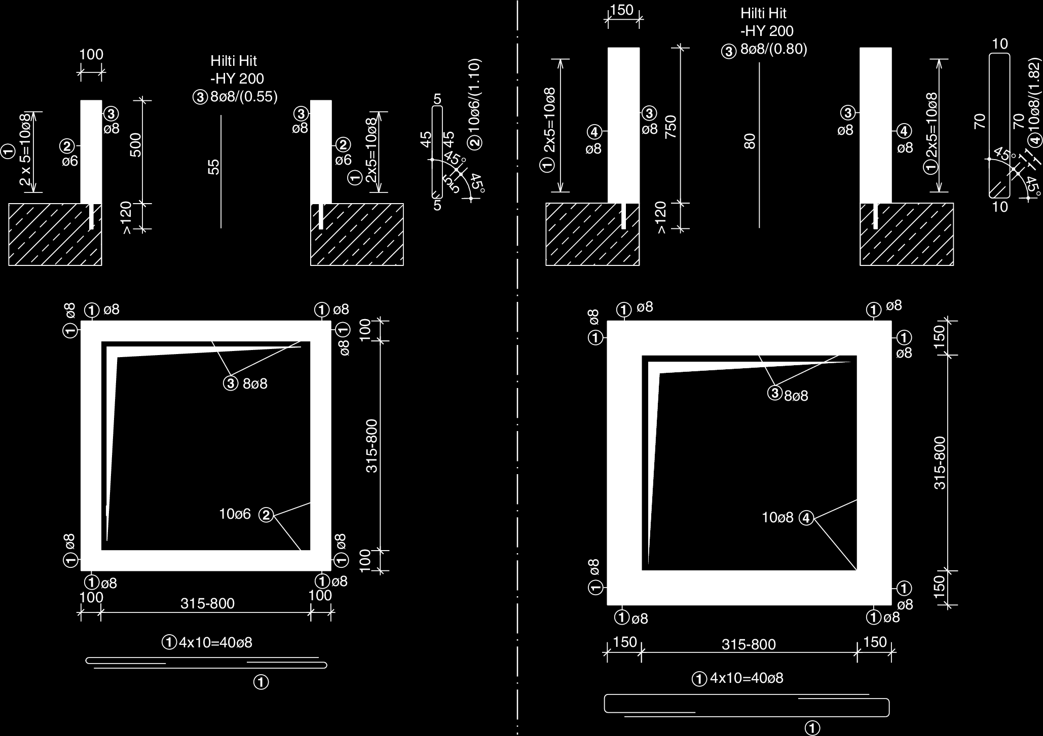 Installazione Soffitti solidi > Installazione a base di malta in bas... Fig.