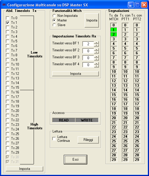 Page 16 / 17 La LAN Audio deve essere anche configurata nella maschera AUDIO LAN L audio LAN va configurata come (in figura è riportata la configurazione del lato