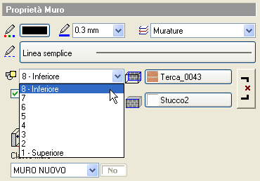 Priorità per Elementi architettonici 109 13.5 Priorità per Elementi architettonici È possibile definire la Priorità per elementi architettonici. 13.6 Scala / Slega-2D Come noto, è possibile slegare la rappresentazione della scala dal modello 3D.