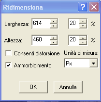 IMMAGINE DA INSERIRE IN UN DOCUMENTO Secondo quanto descritto, l immagine in oggetto, il cui file ha una dimensione di circa 3 milioni di Byte, NON E assolutamente adatta per essere inserita in un