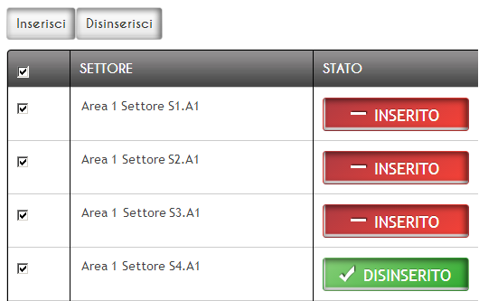 Nella parte destra in basso della schermata appare il tasto "Accedi" per indicare che non è stato effettuato nessun accesso con il codice utente.