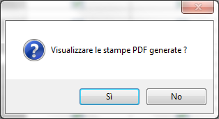 Per ogni elaborato prodotto viene memorizzata l'opzione [Già eseguita]. Questa opzione non viene memorizzata nel caso in cui sia stata selezionata l'opzione [Anteprima].