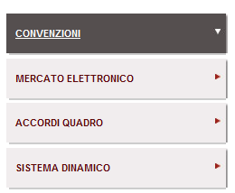 la navigazione dei contenuti amministrazioni Il secondo livello della navigazione rispecchia le modalità più utilizzate dagli utenti, con partenza dal prodotto Che cosa vuoi acquistare?