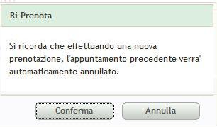 Il Cittadino potrà così selezionare l appuntamento per lui più comodo, ottenendo il riscontro della prenotazione effettuata con tutti i dettagli associati (luogo di presentazione, eventuali note di