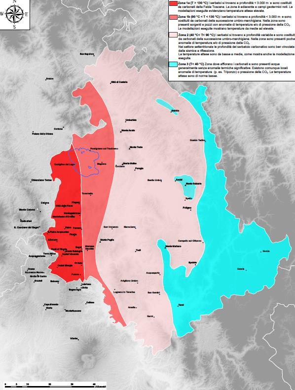 Zonazione geotermica dell