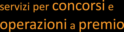 Per tutte le società che intendono promuovere concorsi e operazioni a premio offriamo una vasta gamma di servizi tra i quali: disponibilità di caselle postali per il ricevimento delle cartoline con