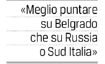 FIAT, Serbia ed Italia: un nuovo orizzonte di opportunità e contatti ITALIA-SERBIA: Monti a Belgrado - Condivido con Tadic gioia bandiera UE.