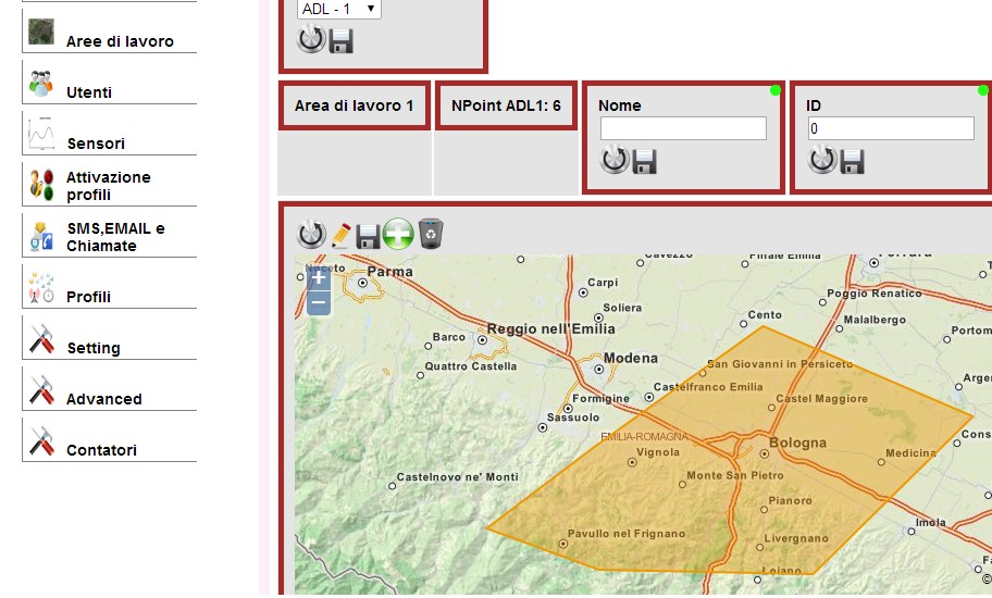 Demo Visualizzazione Eventi Sul Pc e sul Portale WEB Configurazione da