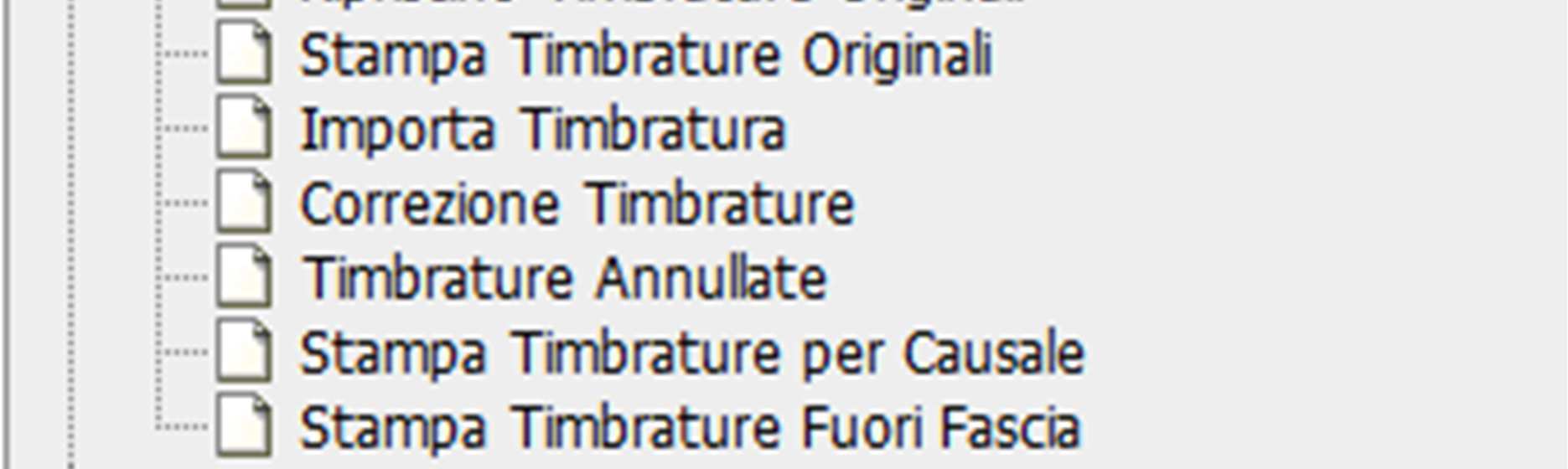 1 Rilevazione timbrature Descrizione dell evento Consiste nel rilevare, in maniera automatica, semiautomatica e/o manuale, le timbrature di ogni singolo lavoratore, alle quali può essere associato il