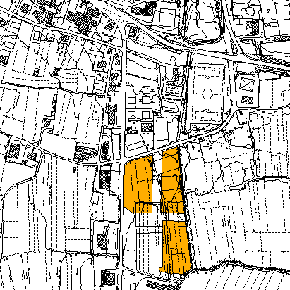 Figura 2 Area oggetto dell approfondimento di secondo livello (limitatamente ai lotti non ancora edificati) Scala 1:5.