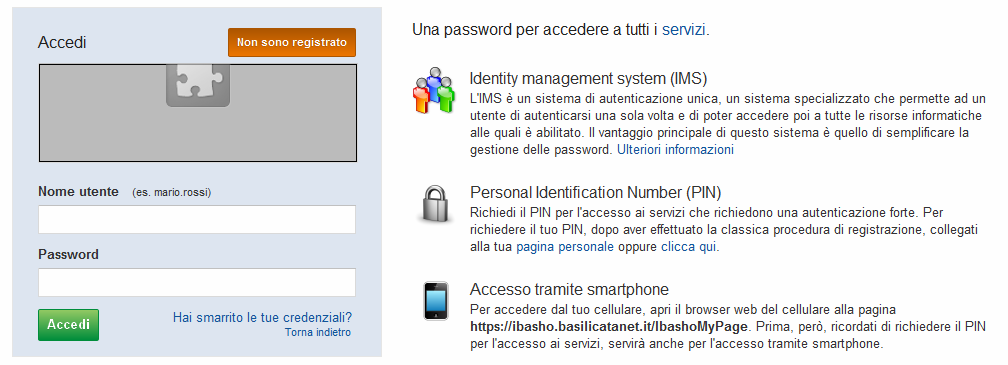 COMPILAZIONE ISTANZA DI PARTECIPAZIONE Previo inserimento del codice di accesso, nome utente e password, si accede all istanza da compilare. ATTENZIONE!