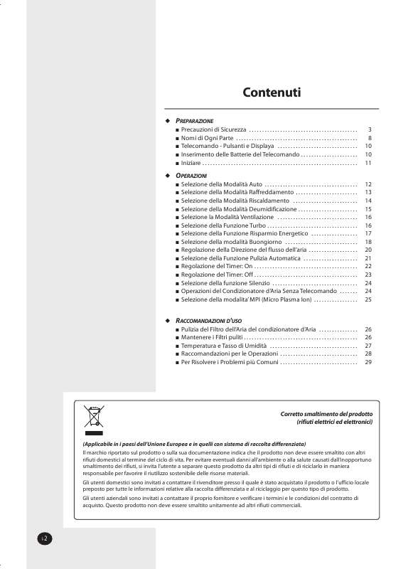 Troverà le risposte a tutte sue domande sul manuale d'uso (informazioni, specifiche, consigli di