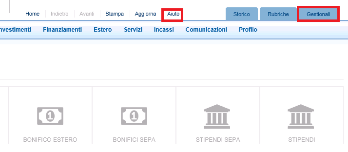 Invio flussi CBI e Multi distinta A decorrere da lunedì 8 febbraio p.v. le funzioni Pagamenti -> CBI -> Invio flussi CBI e Pagamenti -> Multi distinta sono state disattivate in ragione dello scarso utilizzo da parte degli utenti finali.