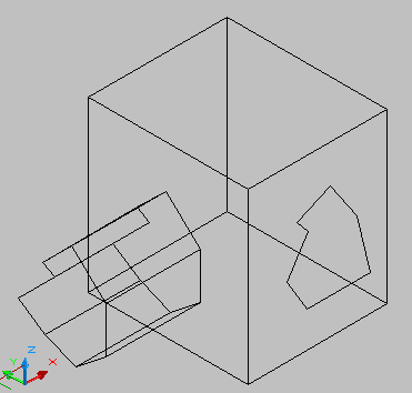 dentro del solido stesso, con la sola semplice operazione del premere e trascinare, un nuovo solido avente come base la figura geometrica selezionata.