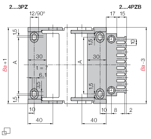 E-d-13 SOLUZIONE 2: Fissi Collegamento fisso Per applicazioni con catena verticale appesa o in piedi Idonei ad accelerazioni elevate Resistenti alla corrosione Non idonei ad applicazioni con catena