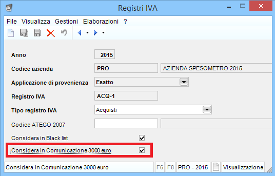 2.3.10. Stampa di controllo clienti/fornitori E possibile eseguire la stampa dell archivio Clienti/Fornitori sezione Stampe query Stampa controllo clienti/fornitori.