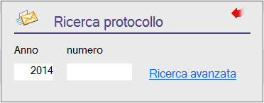 Inserimento di un protocollo a riscontro in arrivo Per inserire un protocollo di natura cartacea nella procedura si deve cliccare sulla funzione 2-protocollo, 1-inserimento oppure cliccare saull