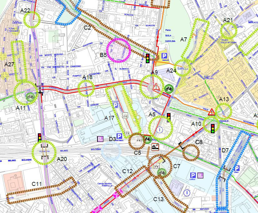 Comune di Pordenone - 2003 Redazione del Bici-Plan Comune di Lodi - 2011 Redazione