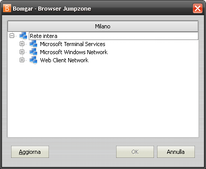 Jumpoint Esegui il Jump su un computer incustodito nella tua rete locale o su una rete con un agente Jumpoint.