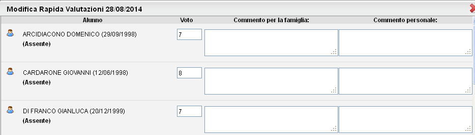 relativi argomenti. Tramite le icone e contrarre il programma scolastico.