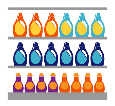 La marca a scaffale 1 distribuzione: % dei punti vendita in cui è presente? 2 Posizione nel PV: dove è il prodotto / la categoria nei PV? Qual è la % di shopper che visita il PV?