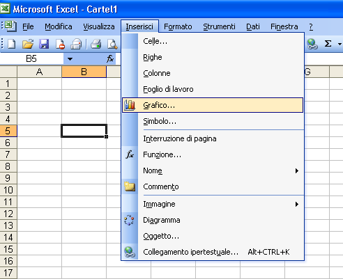 Menu: inserisci Software di produttività