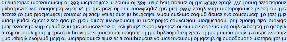metabolomica PLoS Genet. 2008 Nov;4(11):e1000282.