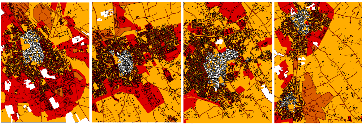 Diverse parti di città esprimono non solo molteplici