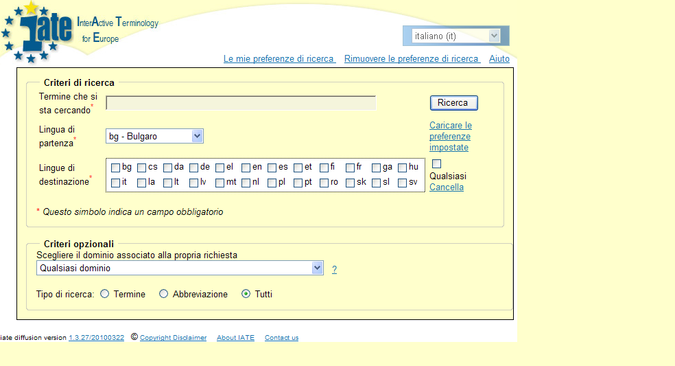 In conclusione, si evidenzia che i siti contenuti nella presente circolare, le pubblicazioni e i documenti ufficiali dell Unione europea, sono