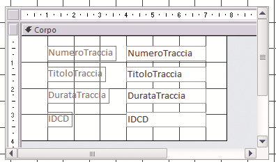 Adesso per fare in modo che l'utente possa scorrere i record della sottomaschera per ciascun record della maschera principale dobbiamo associare le tabelle contenute mediante un campo comune,