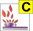 La classificazione dei fuochi Classe C sono i fuochi da gas infiammabili (ad esempio acetilene, metano, propano, butano, idrogeno ) L'intervento principale contro tali incendi è quello di bloccare il