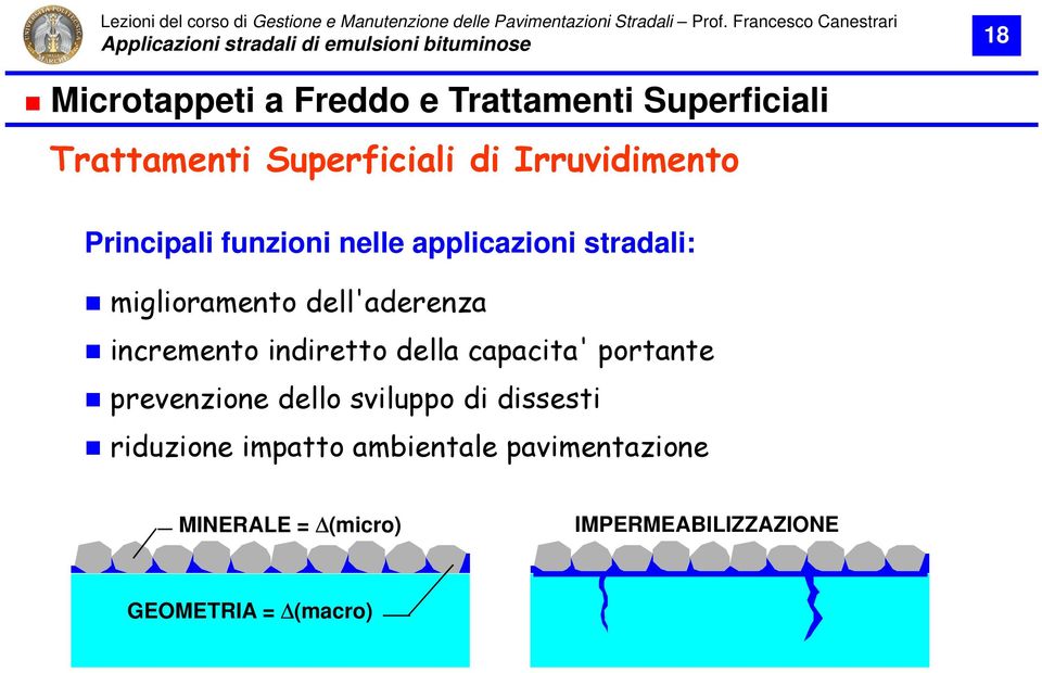 capacita' portante prevenzione dello sviluppo di dissesti riduzione impatto