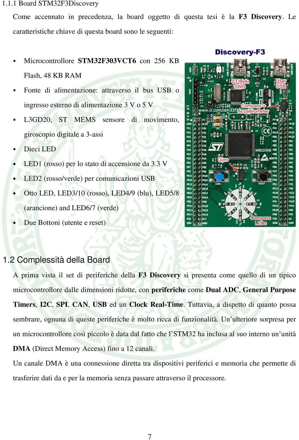 alimentazione 3 V o 5 V L3GD20, ST MEMS sensore di movimento, giroscopio digitale a 3-assi Dieci LED LED1 (rosso) per lo stato di accensione da 3.