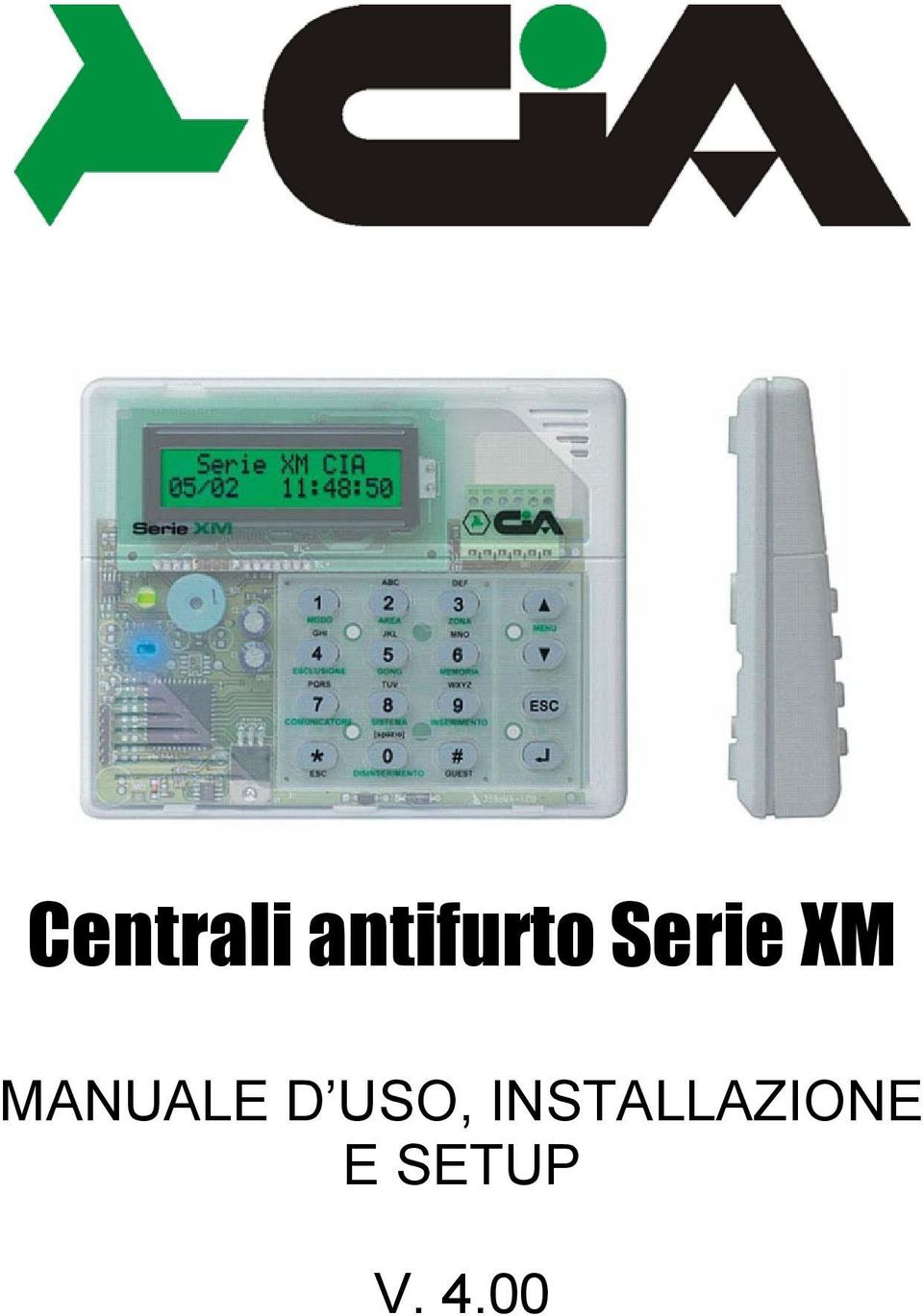 XM MANUALE D USO,