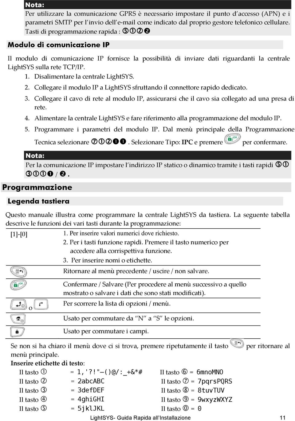 Disalimentare la centrale LightSYS. 2. Collegare il modulo IP a LightSYS sfruttando il connettore rapido dedicato. 3.