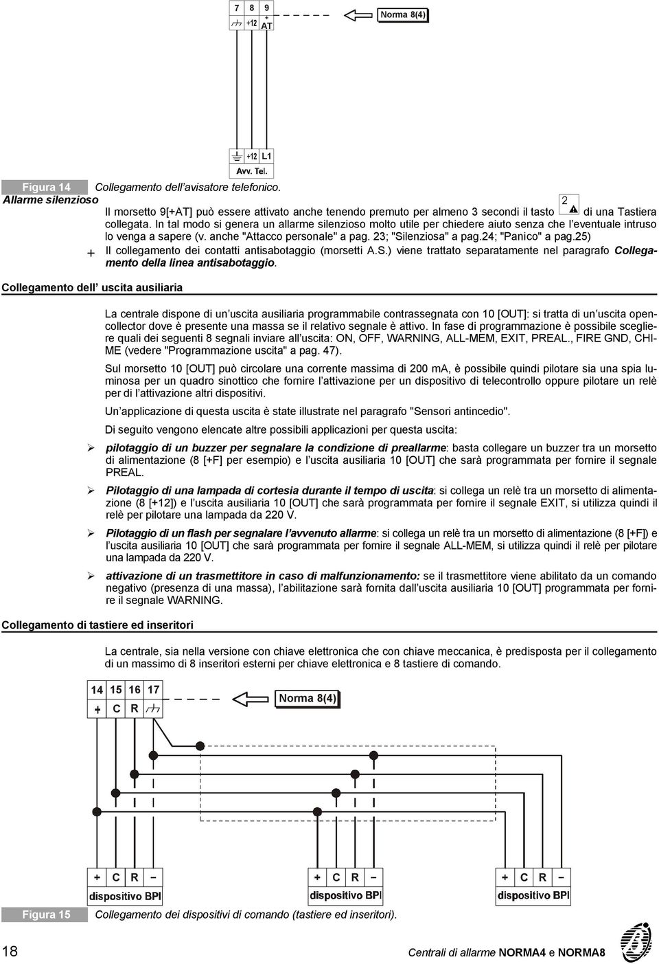 In tal modo si genera un allarme silenzioso molto utile per chiedere aiuto senza che l eventuale intruso lo venga a sapere (v. anche "Attacco personale" a pag. 23; "Silenziosa" a pag.