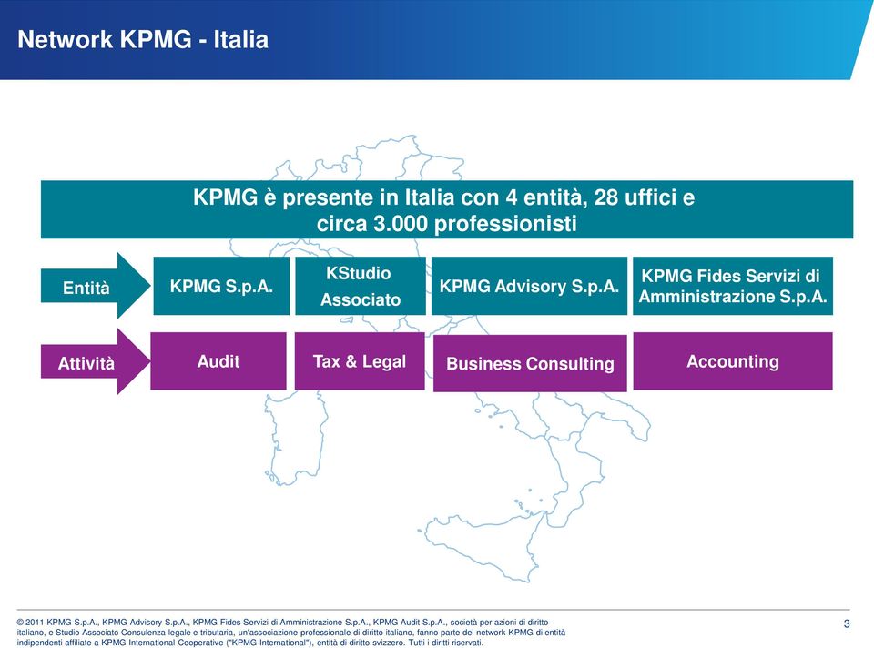 KStudio Associato KPMG Advisory S.p.A. KPMG Fides Servizi di Amministrazione S.