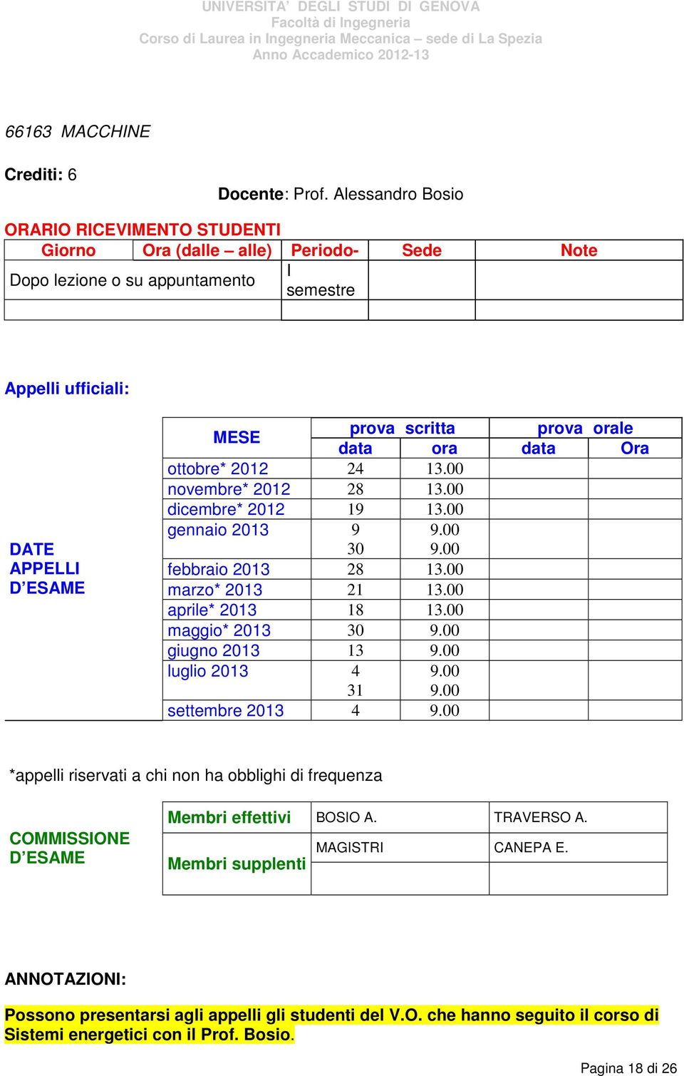 00 gennaio 2013 9 30 febbraio 2013 28 13.00 21 13.00 18 13.