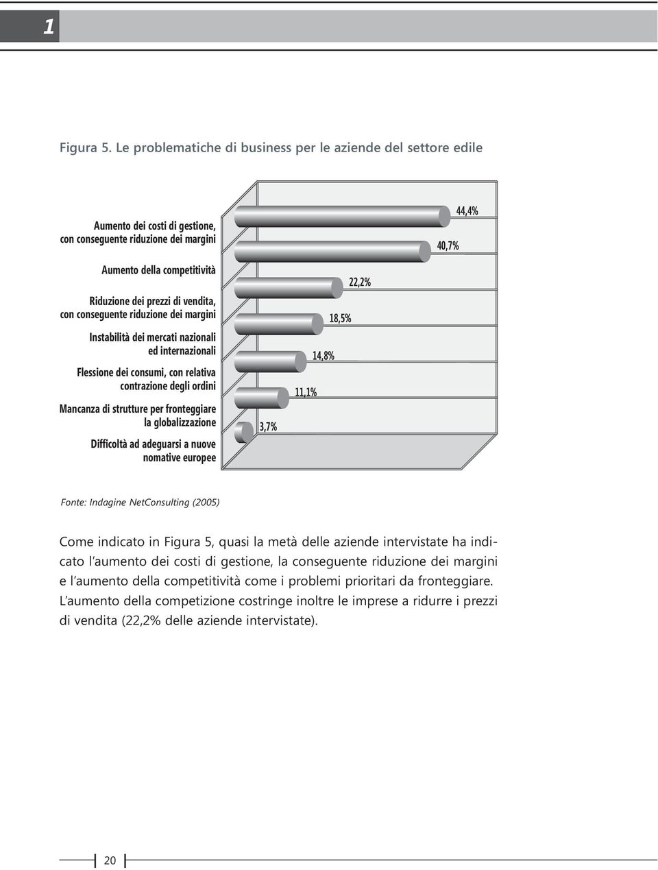 vendita, con conseguente riduzione dei margini Instabilità dei mercati nazionali ed internazionali Flessione dei consumi, con relativa contrazione degli ordini Mancanza di strutture per fronteggiare