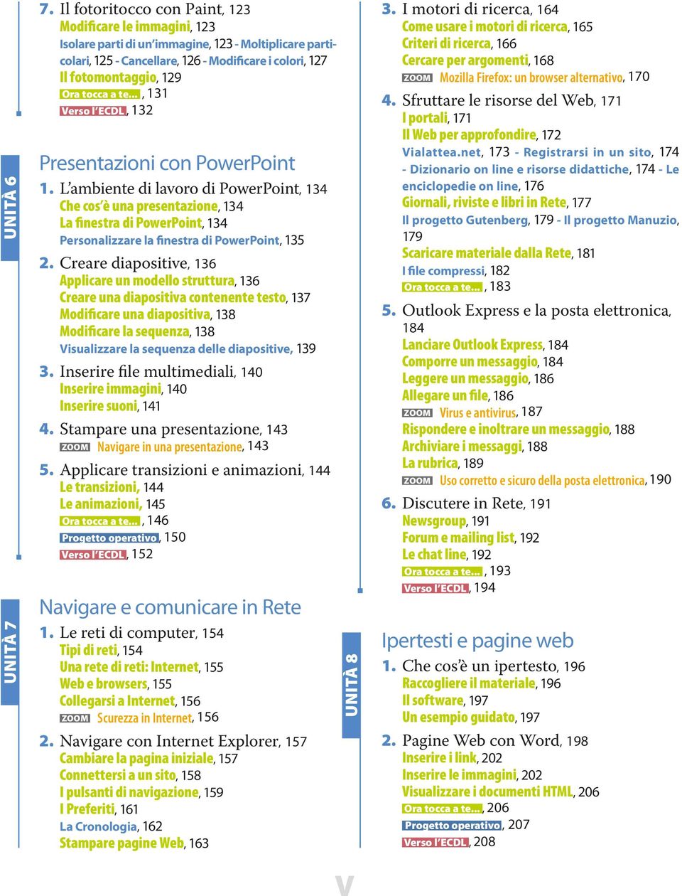 tocca a te..., 131 Verso l ECDL, 132 Presentazioni con PowerPoint 1.