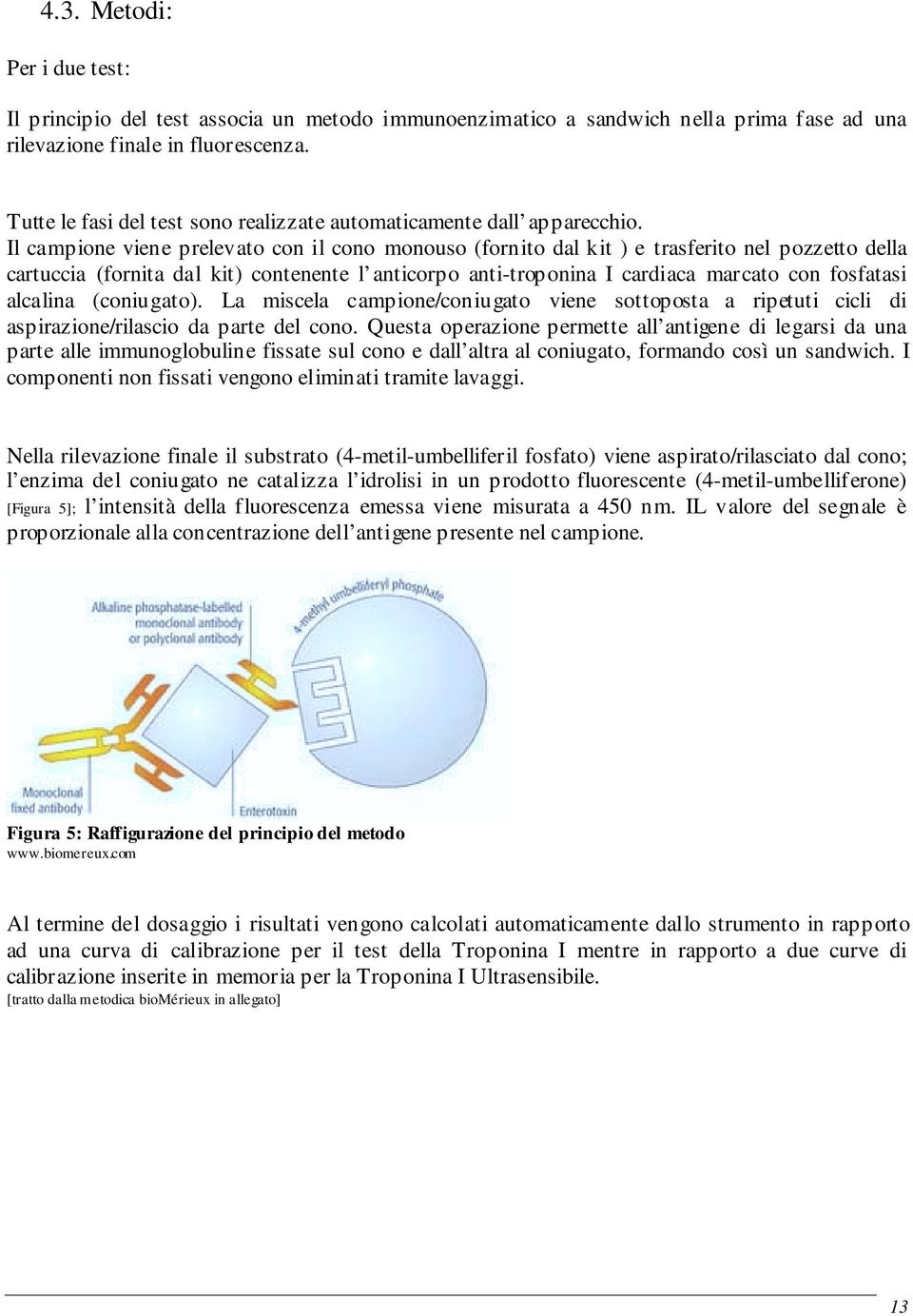 Il campione viene prelevato con il cono monouso (fornito dal kit ) e trasferito nel pozzetto della cartuccia (fornita dal kit) contenente l anticorpo anti-troponina I cardiaca marcato con fosfatasi