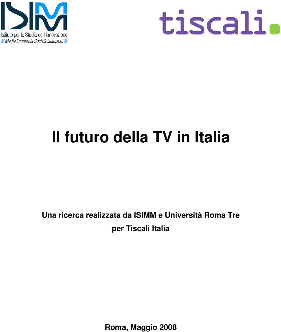 ISIMM e Università Roma Tre