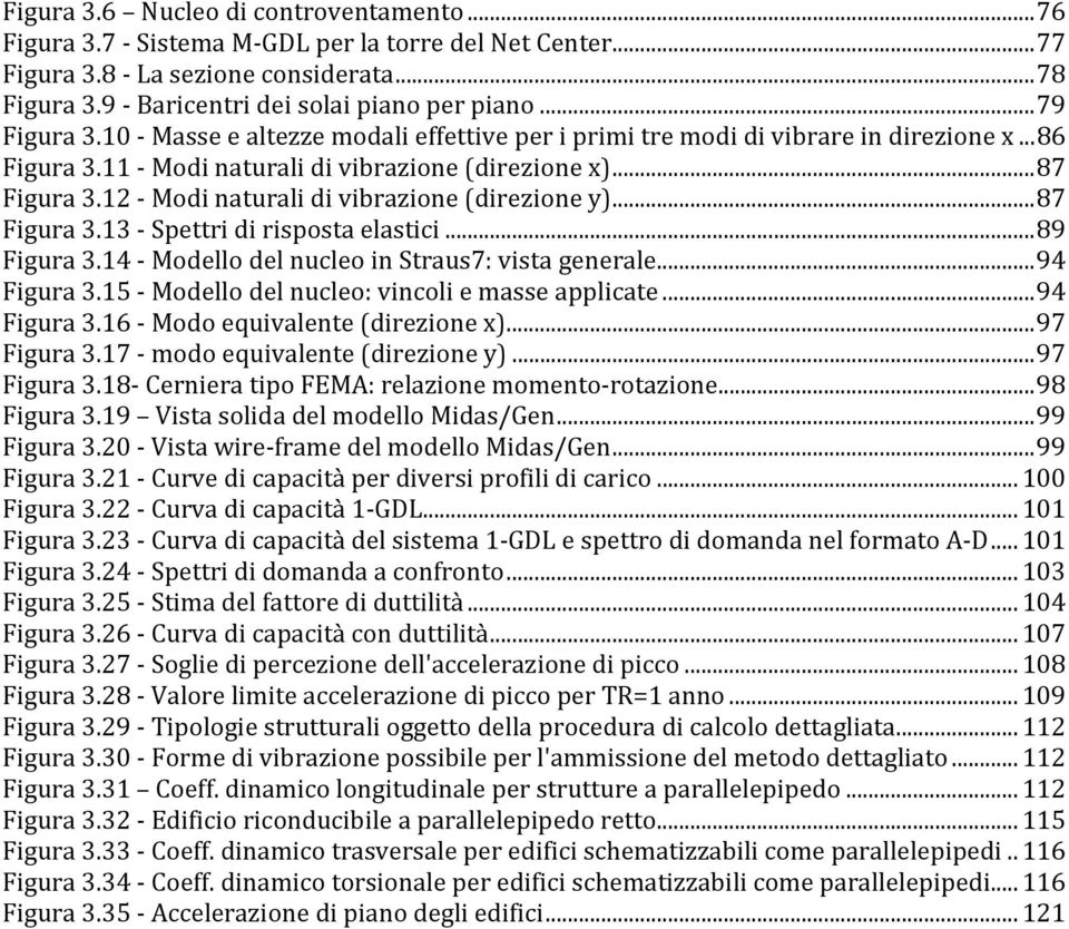 12 - Modi naturali di vibrazione (direzione y)... 87 Figura 3.13 - Spettri di risposta elastici... 89 Figura 3.14 - Modello del nucleo in Straus7: vista generale... 94 Figura 3.