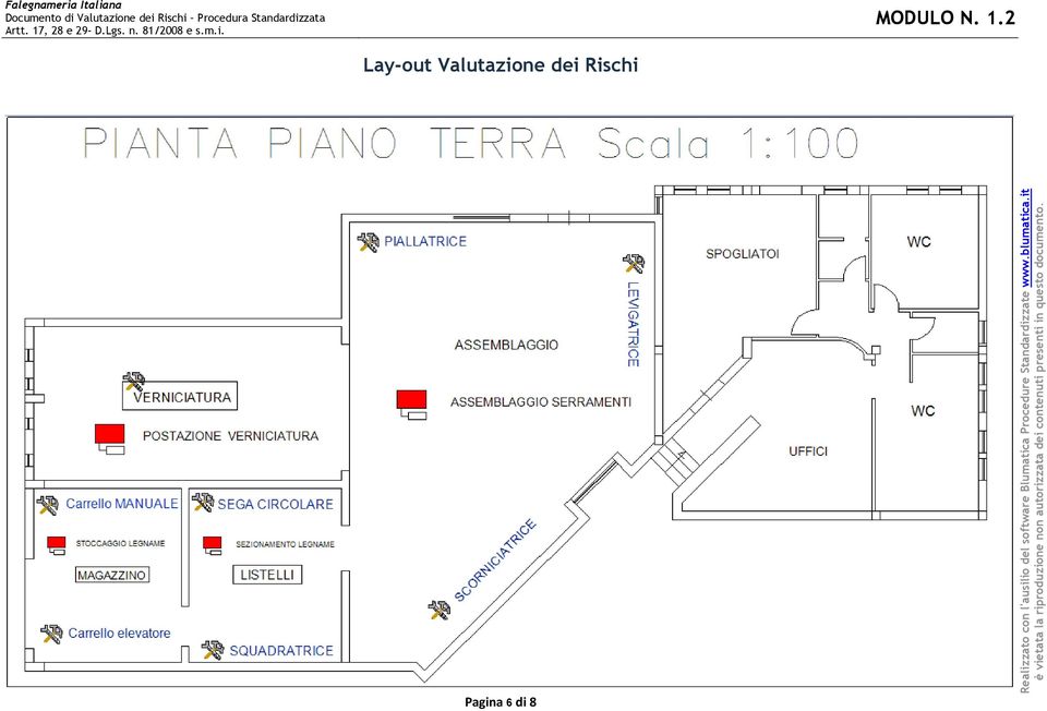 con l'ausilio del software Blumatica Procedure