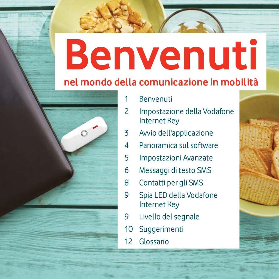 5 Impostazioni Avanzate 6 Messaggi di testo SMS 8 Contatti per gli SMS 9 Spia